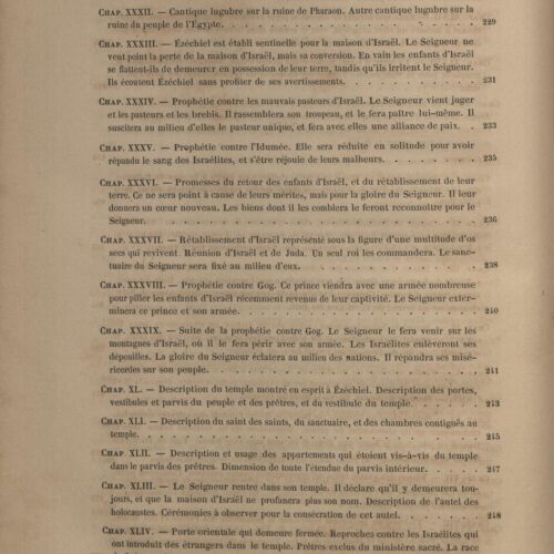 26 x 17 εκ. 10 σ. χ.α. + 523 σ. + 5 σ. χ.α., όπου στο φ. 2 κτητορική σφραγίδα CPC στο re